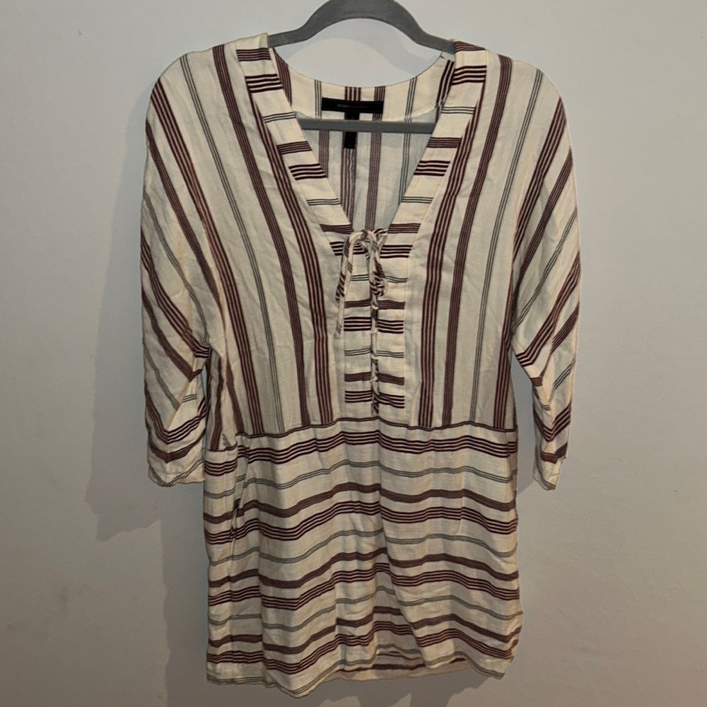 BCBG Maxazria Striped Dress